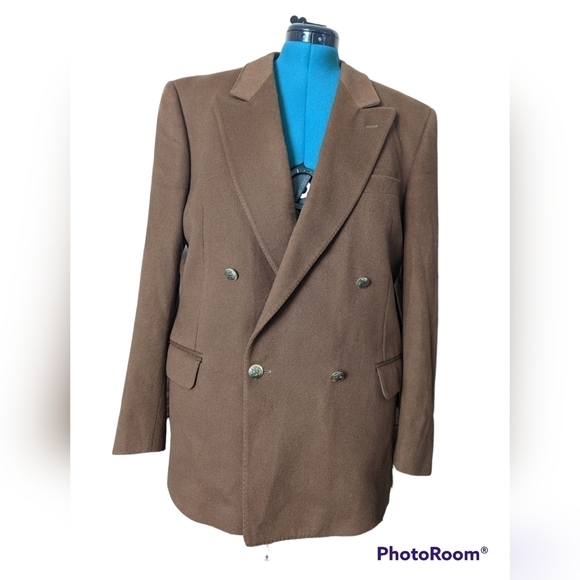 Vintage Robert Di Camerino Cashmere And Wool Blazer Jacket - Picture 7 of 14